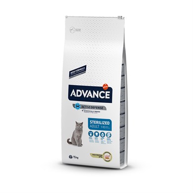 Advance Cat Sterilized Turkey 15Kg Kısırlaştırılmış Kedi Maması