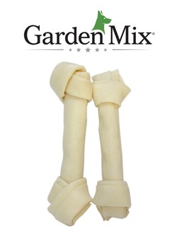 Gardenmix Beyaz Düğümlü Derı Kemık 7-7,5” – 2Lı