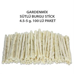 Gardenmix Sütlü Burgu Stick 4.5-5 G. 100 Lü Paket