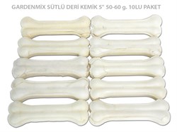 Gardenmix Sütlü Deri Kemik12Cm 50-60 G. 10Lu Paket