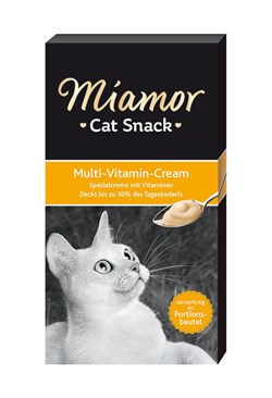 Miamor Cream Multi Vitamin Kedi Ödülü 6X15 G