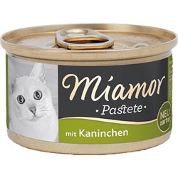 Miamor Pastete Kedi Maması Tavşanlı 12X85G
