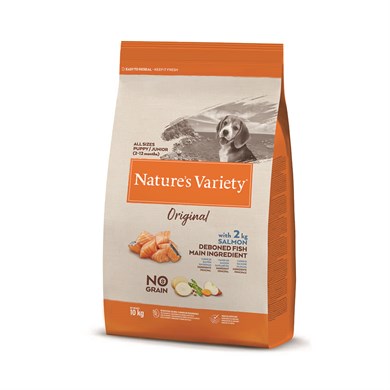 Natures Variety No Grain Tahılsız Somonlu Yavru Köpek Maması 10 kg